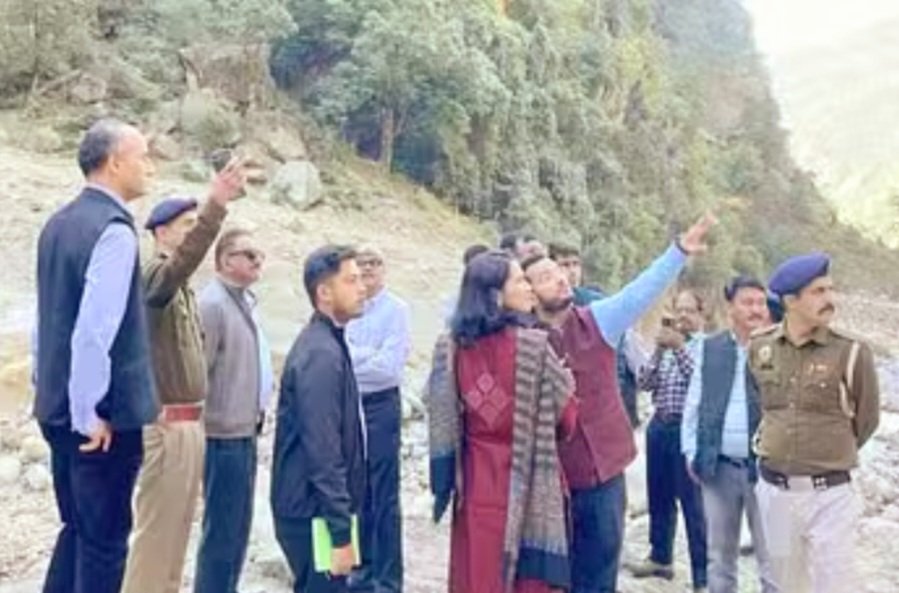 Breaking: केंद्रीय टीम ने समेज गांव में हुए नुकसान का लिया जायजा