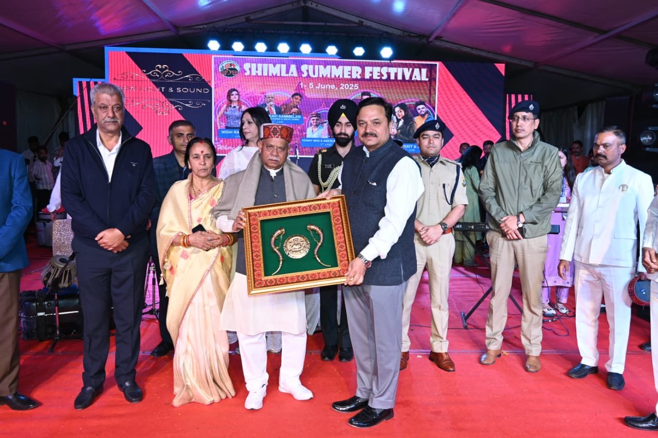 राज्यपाल ने किया 5 दिवसीय अंतर्राष्ट्रीय ग्रीष्मोत्सव शिमला का शुभारम्भ