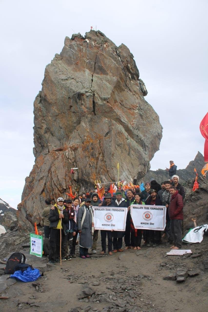 श्रीखंड यात्रा के दौरान 19-23 जुलाई तक हिमालयन ट्राइब फाउंडेशन चलाएगा विशेष सफाई अभियान