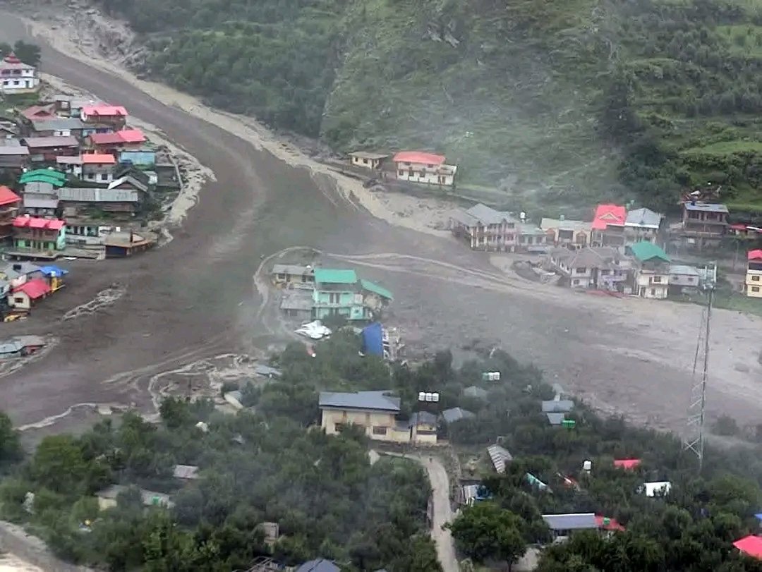 Breaking:उतरकाशी के धराली में फटा बादल 4 की मौत 60 से ज्यादा लापता