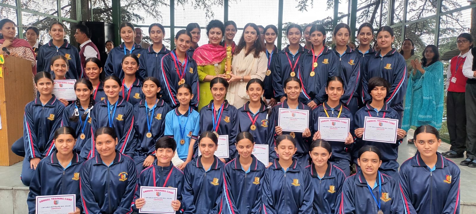 NCC वार्षिक प्रशिक्षण शिविर में पोर्टमोर विद्यालय का उत्कृष्ट प्रदर्शन