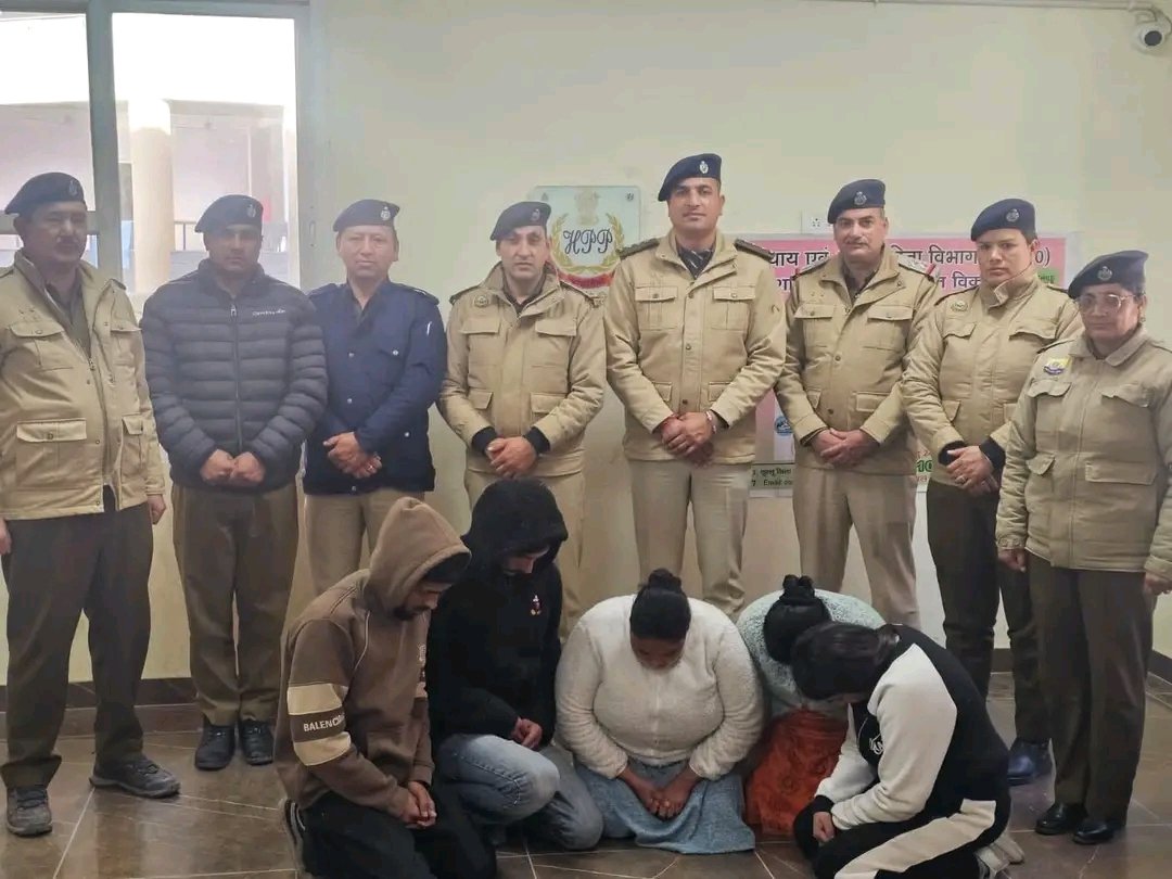Breaking: मनाली में देह व्यापार का भंडाफोड़, तीन महिलाओं समेत पांच गिरफ्तार